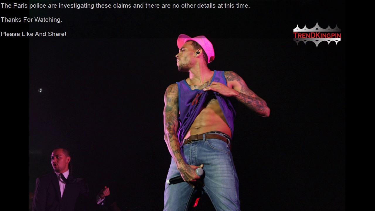 Chris Brown was arrested for alleged rape of a singer